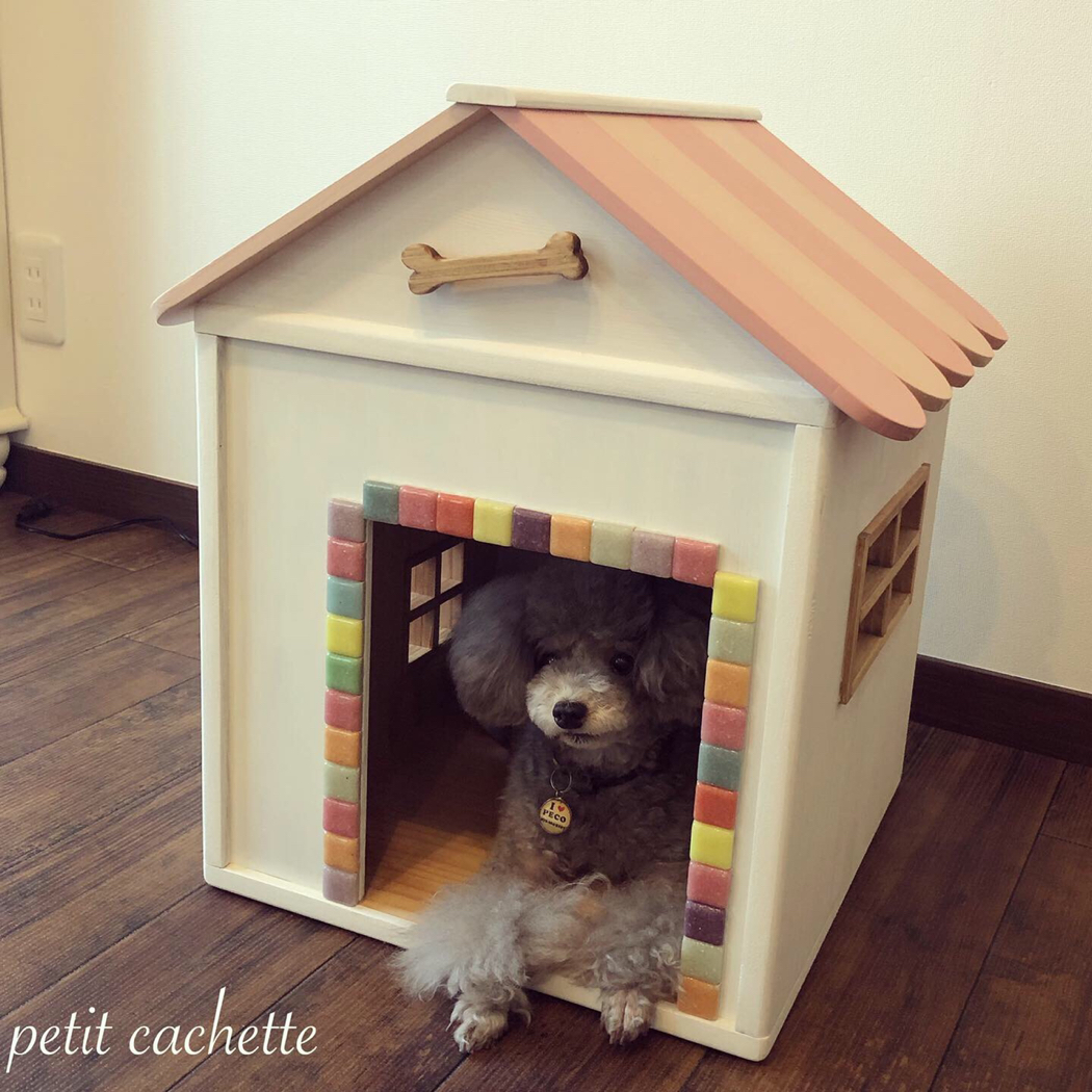 木材工房 Peti が投稿したフォト Boxのリメイク 室内用dog House 可愛 19 08 02 08 23 50 Limia リミア