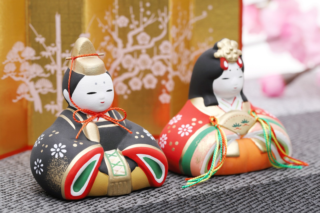 新作入荷!!】 雛人形 ひな祭り 飾りもの 陶器製 薬師窯 レトロ 