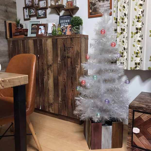 Rumi Ebiが投稿したフォト セリアの木材で クリスマスツリーカバーを作りました クリス 18 12 18 18 12 59 Limia リミア