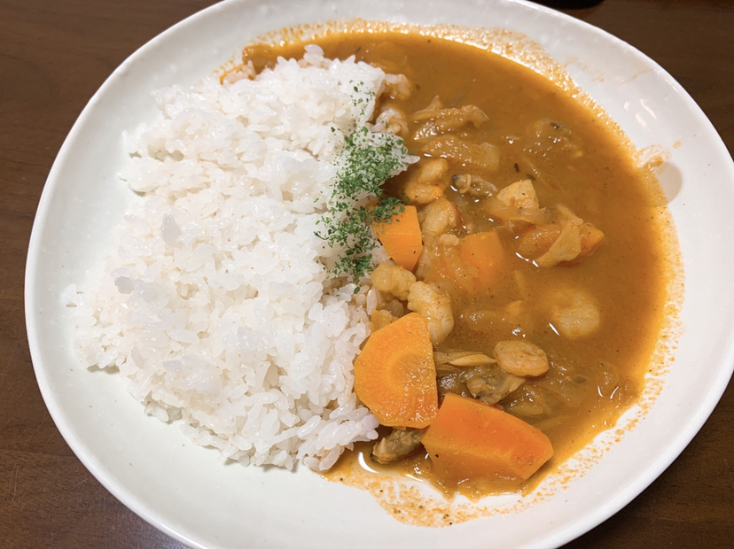 ツカダ マホが投稿したフォト シーフードカレー 自家製カレールー第２弾 薬膳カレーです 19 05 24 16 31 Limia リミア