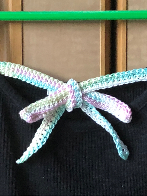 美準が投稿したフォト「無地のタンクトップにかぎ針編みで飾ってみました。」 - 2019-07-24 06:11:58 | LIMIA (リミア)