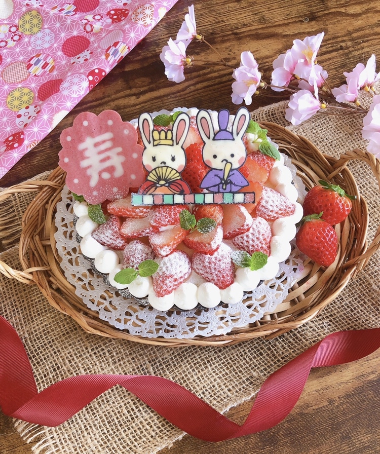 Kinokoが投稿したフォト 遅れましたが ひな祭りケーキ いちごタルトにお雛様 03 08 44 52 Limia リミア