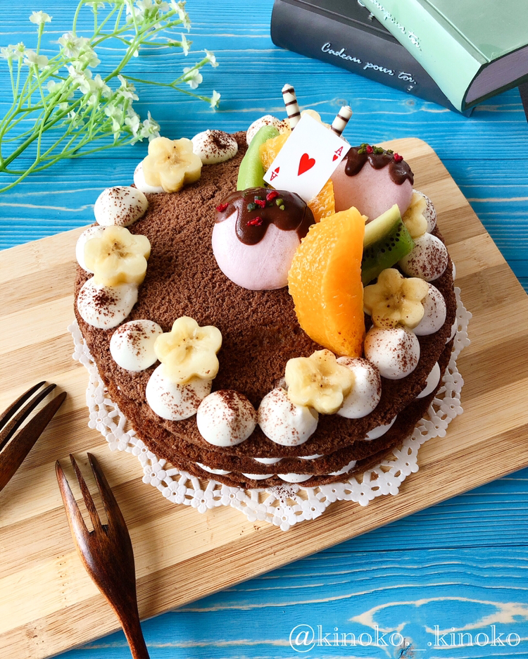 Kinokoが投稿したフォト この間作ったケーキ ネイキッドケーキ バナナをたくさんサ 06 15 18 24 48 Limia リミア