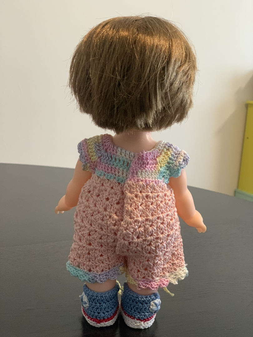 nanpyが投稿したフォト「レミンちゃんのお洋服編みました。 ロンパースとシューズ ️ …」 - 2020-09-11 18:29:23