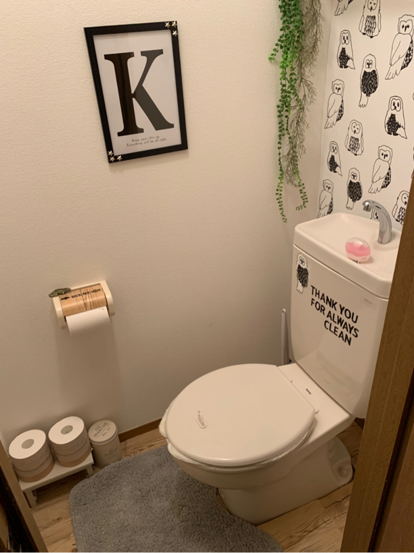 Mugi が投稿したフォト トイレを 気分転換にまたまた変えてみました 壁紙を変え 2019 04 21 13 32 14 Limia リミア