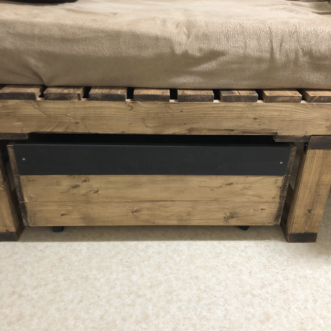 Sanaeが投稿したフォト ベッド下の収納box 片方はスノコベッドを作った端材で作り 03 24 21 31 25 Limia リミア