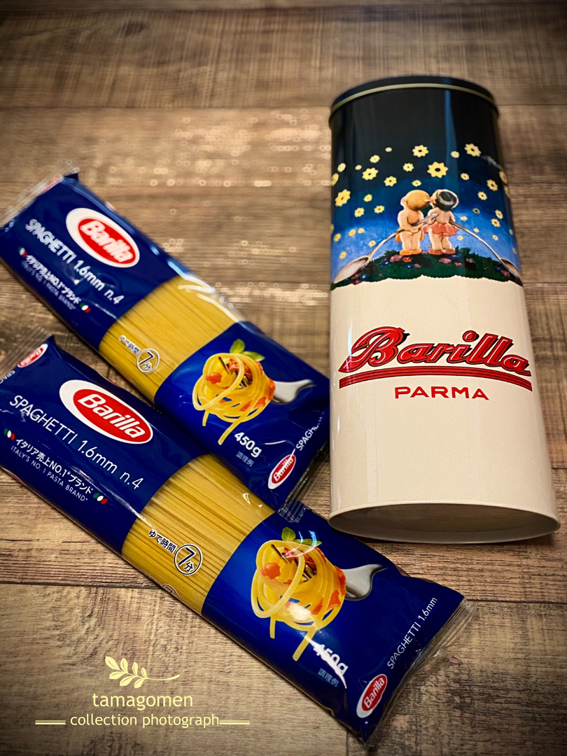 即納特典付き バリラ 限定デザイン缶<br> スパゲッティは入っていません 缶のみです <br>※ご自宅用<br>