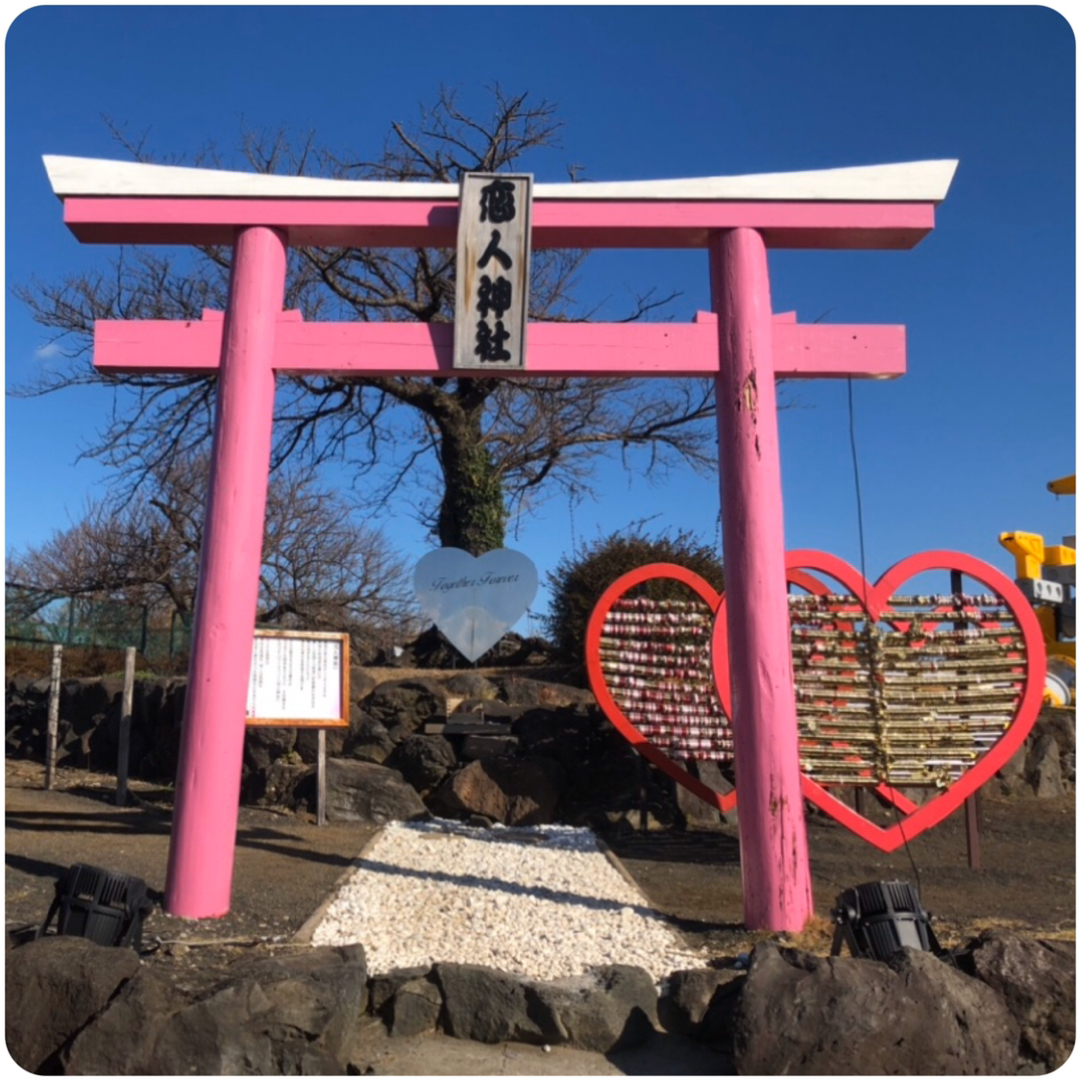 Skyが投稿したフォト 伊豆のグランパル公園の中の 恋人神社のピンク 鳥居です 02 27 19 57 17 Limia リミア