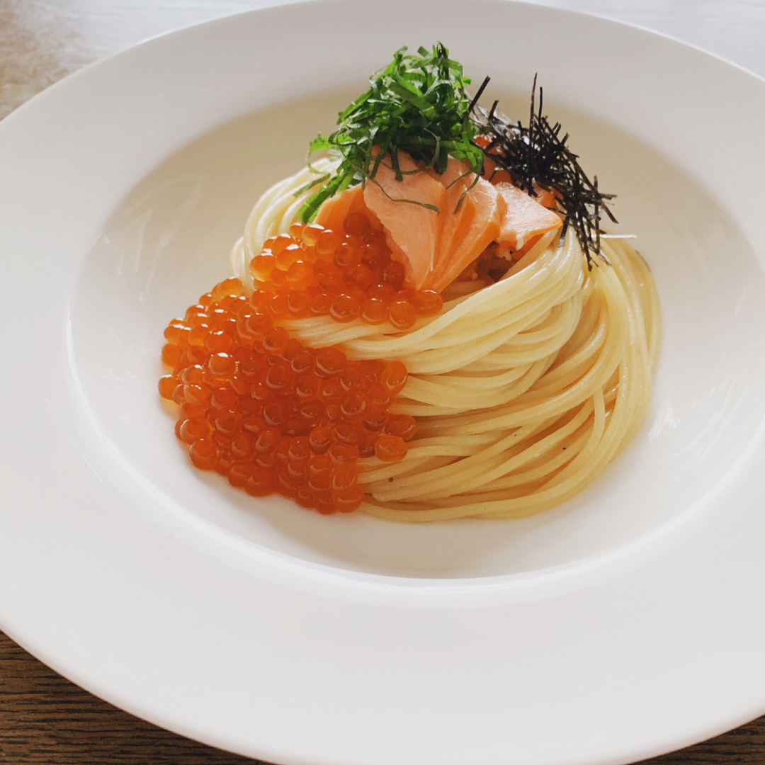 Sayu が投稿したフォト Lunch イクラ漬けたので 鮭とイクラのパスタ 味付 2019 08 27 12 45 46 Limia リミア