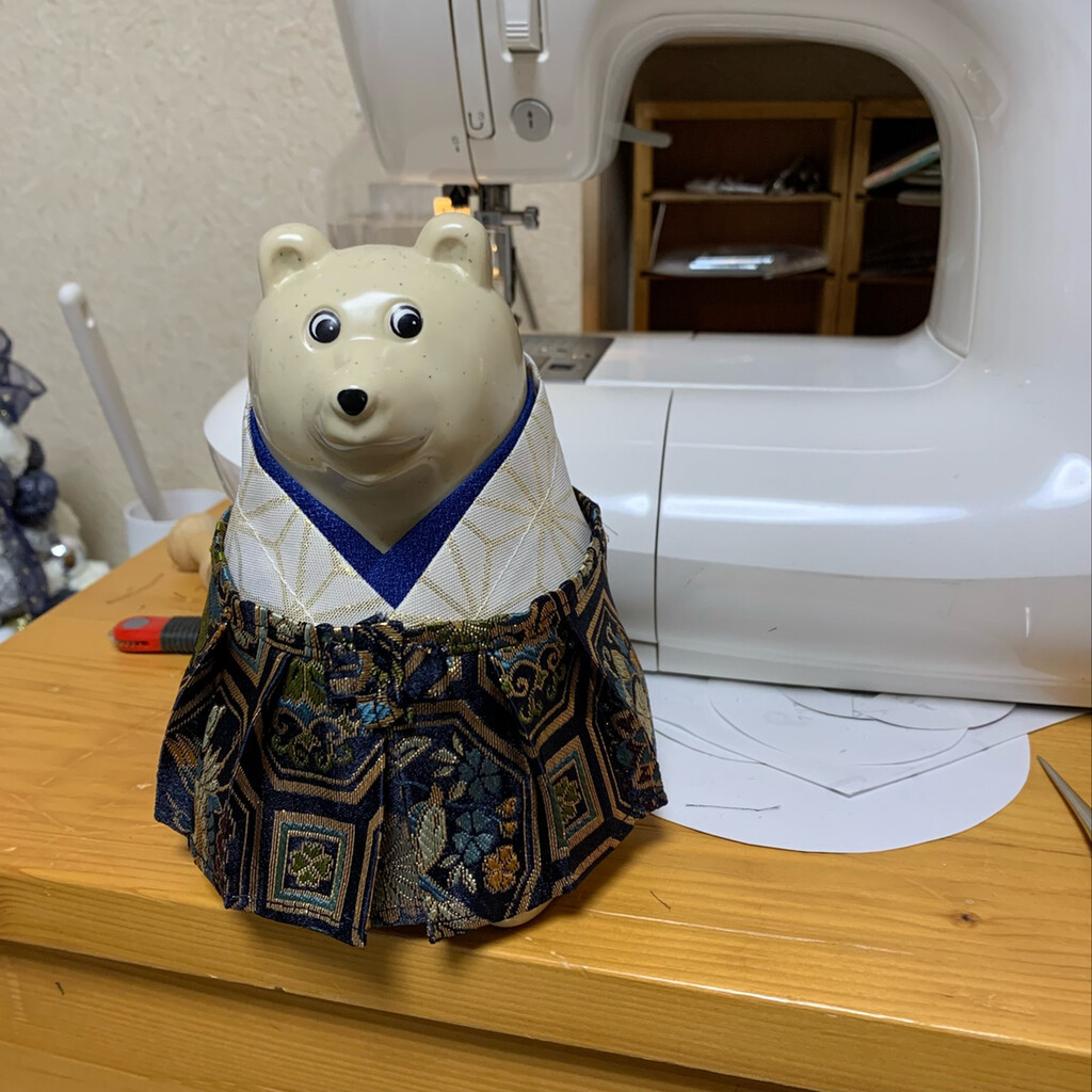 しろくま貯金箱 着せ替え【オーダー受付用】 置物