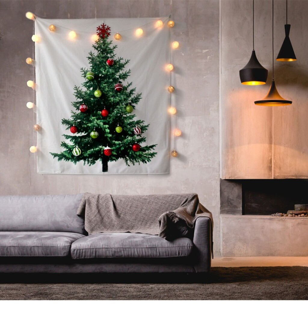 お得な情報満載 クリスマス クリスマスツリー タペストリー 壁掛け 布
