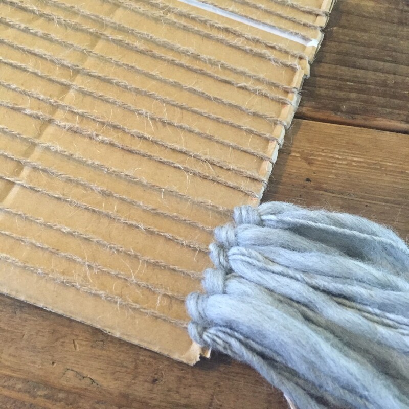 超簡単 毛糸のタペストリー Weaving ウィービング の作り方 Limia リミア