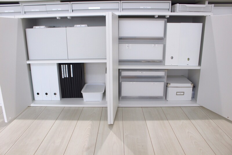 Ikea 無印でキッチンカウンター下にシンプル収納を作りました Limia リミア