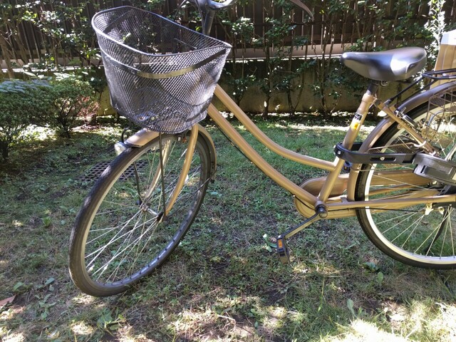 自転車だってオシャレにリメイク！！ごく普通のママチャリをマット 
