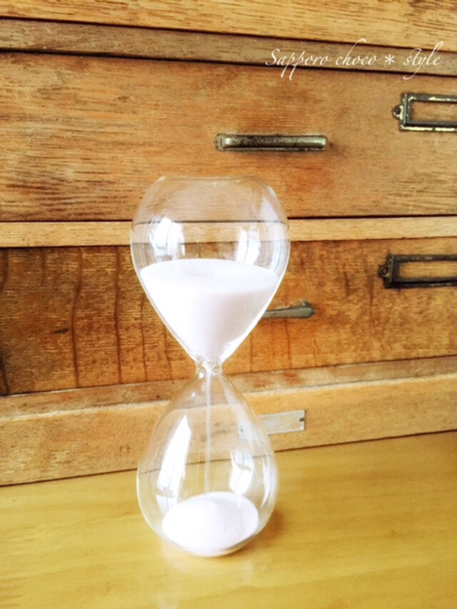 これが１００均 オシャレな砂時計を飾って計って時間を有効に使おう Limia リミア