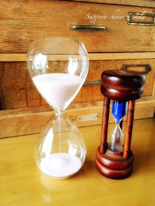 これが１００均 オシャレな砂時計を飾って計って時間を有効に使おう Limia リミア