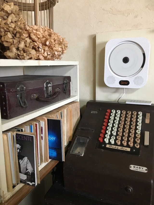 Zxyan ホームメディア棚ストレージと組織のレコードスタンドのレコードケースCD収納ボックス カラー