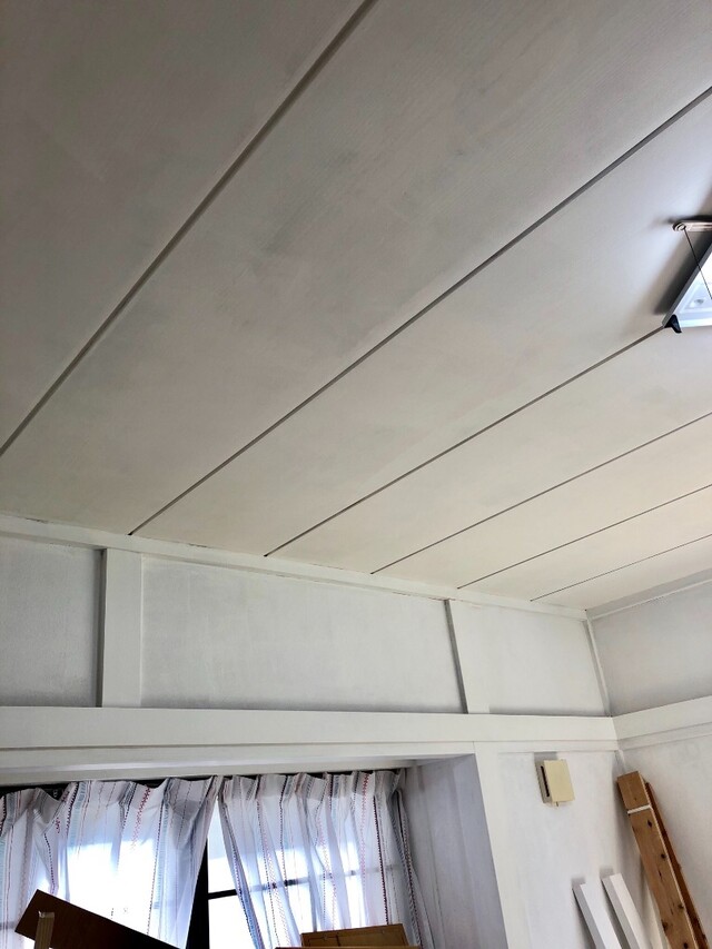 和室 洋室にリノベ 天井塗装 Limia リミア