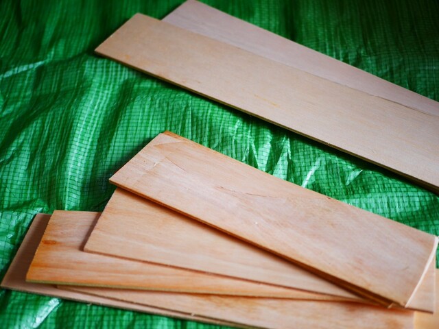 ダイソーの木製プレートを使えば簡単 ヘリンボーン柄のミニトレイとコースターdiy Limia リミア