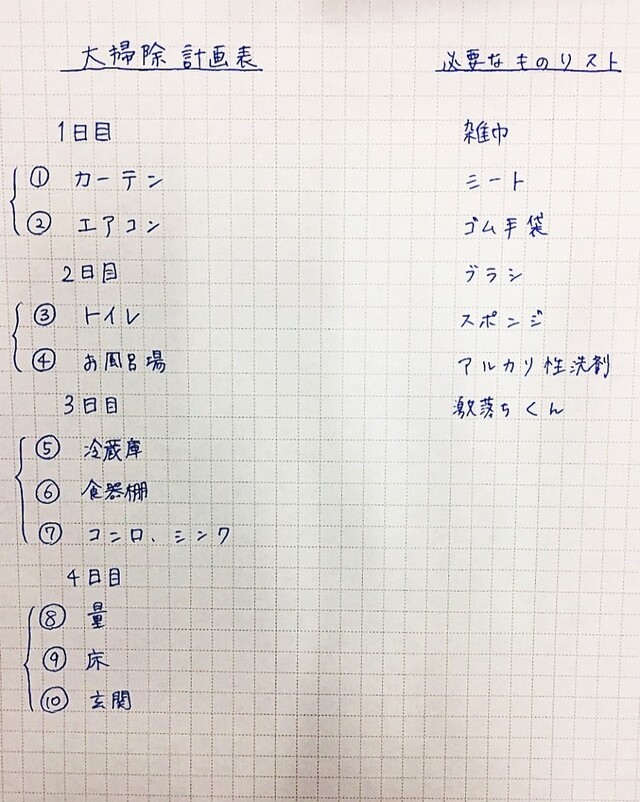 コツ満載 大掃除は計画と順番が命 便利な100均掃除グッズも紹介 Limia リミア