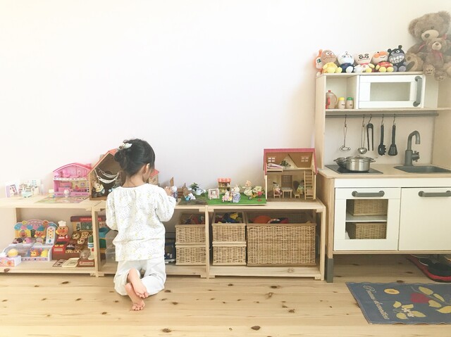 子供部屋のおもちゃ収納は ニトリ 無印良品 で可愛くすっきり Limia リミア