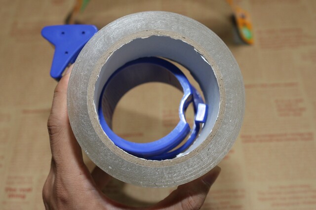 日本最大の テープガン テープホルダー 梱包用 OPPテープ用 ブルー