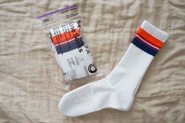 LINE SOCKS 靴下2足セット ファミマ 25〜28㎝ - ソックス