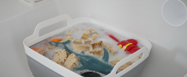 子供のお風呂のおもちゃは無印良品に収納 衛生的なやり方とは Limia リミア