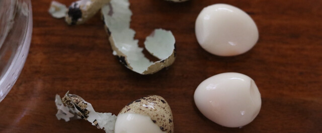 うずらのゆで卵の殻を簡単に剥く裏ワザ Limia リミア