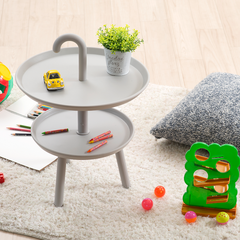 サイドテーブル/持ち運べる/リビング/ソファ/ベランダ/子ども部屋/... 屋内でも屋外でも、使い方色々便利なテーブ…(3枚目)