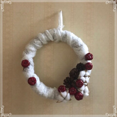 マリメッコ/オデザ/クリスマス/フード/ハンドメイド リース、ぽんぽこさんのとか
参考に作ろう…