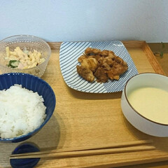 時短料理/ごはん/晩ご飯/暮らし/節約 昨日の晩ごはん。
鶏肉の中華風オーブン焼…(1枚目)