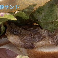 イベント料理/海好き アグー豚のサンド🐽イン沖縄(4枚目)