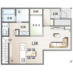 マドリル/間取り/リビング/戸建て/住宅/マイホーム 【マドリル】おすすめプラン♪

「タタミ…(1枚目)