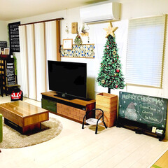 豆イスリメイク/壁紙DIY/コラベル/こどものいる暮らし/クリスマススワッグ/クリスマス仕様/... クリスマスがやってきた!コンテストに参加…