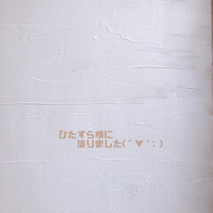 Nuri-Deco-Wall （ヌリ・デコ・ウォール） | アサヒペン(ペンキ、塗料)を使ったクチコミ「12時開始＼＼\\٩( &#39;ω&#39; )و /…」(7枚目)