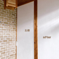 Nuri-Deco-Wall （ヌリ・デコ・ウォール） | アサヒペン(ペンキ、塗料)を使ったクチコミ「12時開始＼＼\\٩( &#39;ω&#39; )و /…」(2枚目)