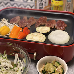 夜ごはん 明日はワクチンの2回目接種です。
息子が…