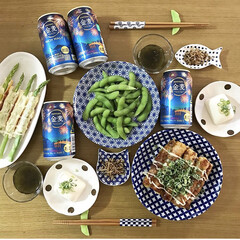 箸置き/お箸/和食/おうちごはん/ビール/日本の夏/... わが家のお気に入りの食器(❁´ω`❁)
…(1枚目)