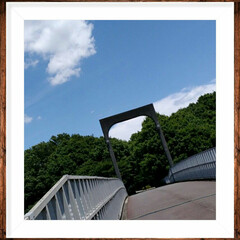 橋/電車/おでかけ サイクリングしながら、❬電車見橋❭から見…(2枚目)