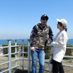 わたしのお気に入り/私のお気に入り/夫婦/旅/旅行/春 いつも淡路島にむかうこの場所で
撮る夫婦…