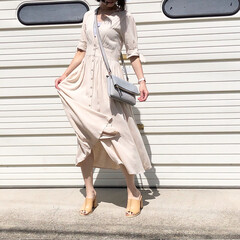 シックウィッシュ/ユニクロ/UNIQLO/アミアミ リネン素材の涼しいワンピで♪
***
👗…
