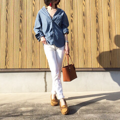 ZARA/ザラ/ユニクロ/UNIQLO/デニム/ホワイトデニム/... メンズシャツコーデ♪
***
👔シャツ(…