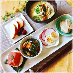 朝ごはん/手づくり/フード/おうちごはん 朝ごはん
体の温まる 実だくさんの
粕汁…