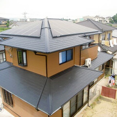 太陽光発電/屋根/省エネ/ナチュラル/自然/スマートハウス/... 外壁・屋根塗装と太陽光発電で省エネ住宅に…(1枚目)