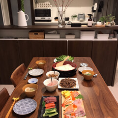 フォロー大歓迎/わたしのごはん/キッチン/インテリア ひな祭りの1枚。ちらし寿司にしようと思っ…(1枚目)