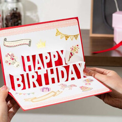 DIY/ホームセンター/エンチョー/誕生日/メッセージカード/ポップアップカード/... 誕生日やお祝いごとの時にもらうと嬉しいの…(1枚目)