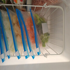 冷凍/家事/料理 野菜はカットして冷凍しておきます。
｢買…(1枚目)