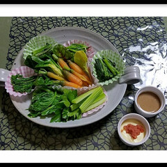 家庭菜園/グリーン/おうちごはん/無農薬/野菜/料理/... 『健康志向料理』副菜にど…