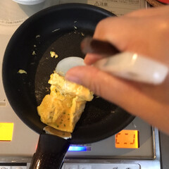 ティファール インジニオ・ネオ マホガニー・プレミア セット9 L63191 | ティファール(鍋、フライパンセット)を使ったクチコミ「普通のフライパンで卵巻き
工程を写メでき…」(4枚目)